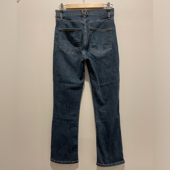 Veronica Beard Carly Kick Flare High Rise jeans EUC size 27 in Zion Wash - Picture 4 of 9